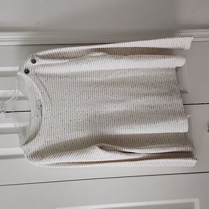Long sleeve cream sweater